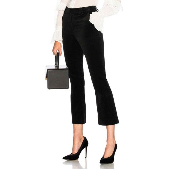 NWT FRAME $395 Retail! Denim Velvet Pants Sz 10 - Picture 1 of 7